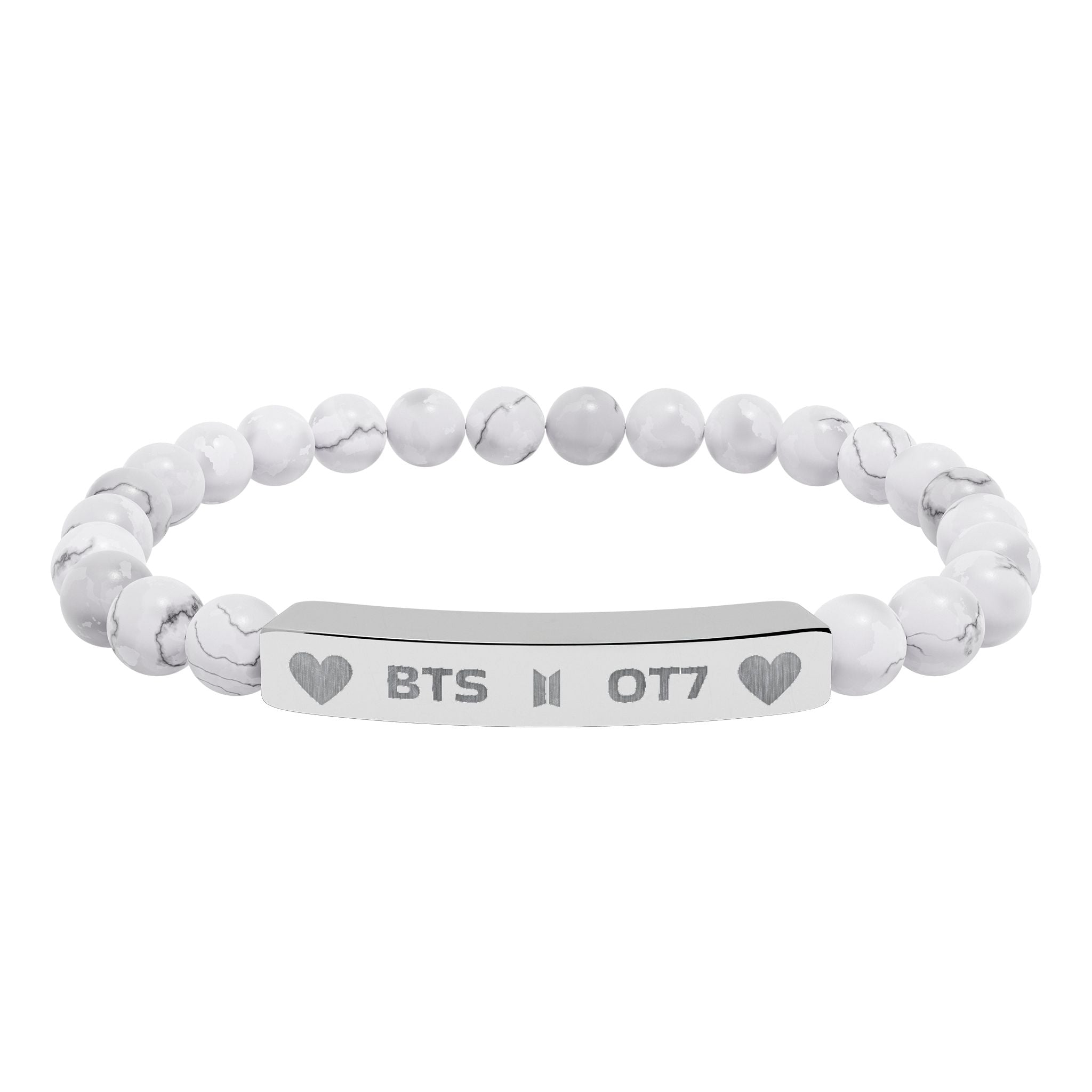 BTS OT7 Natural Stone Bracelet