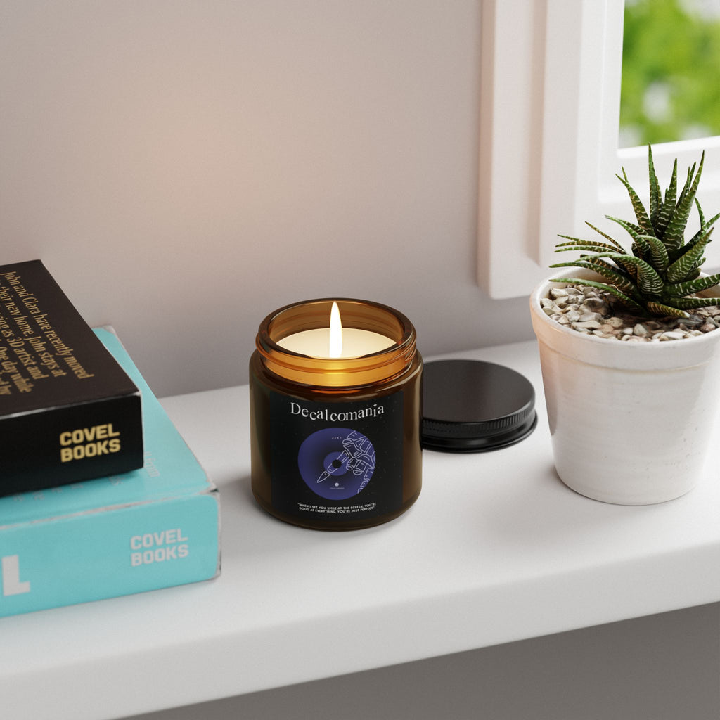 BTS Soy Candle — 'JUNGKOOK Decalcomania' Amber Jar Scented Candle