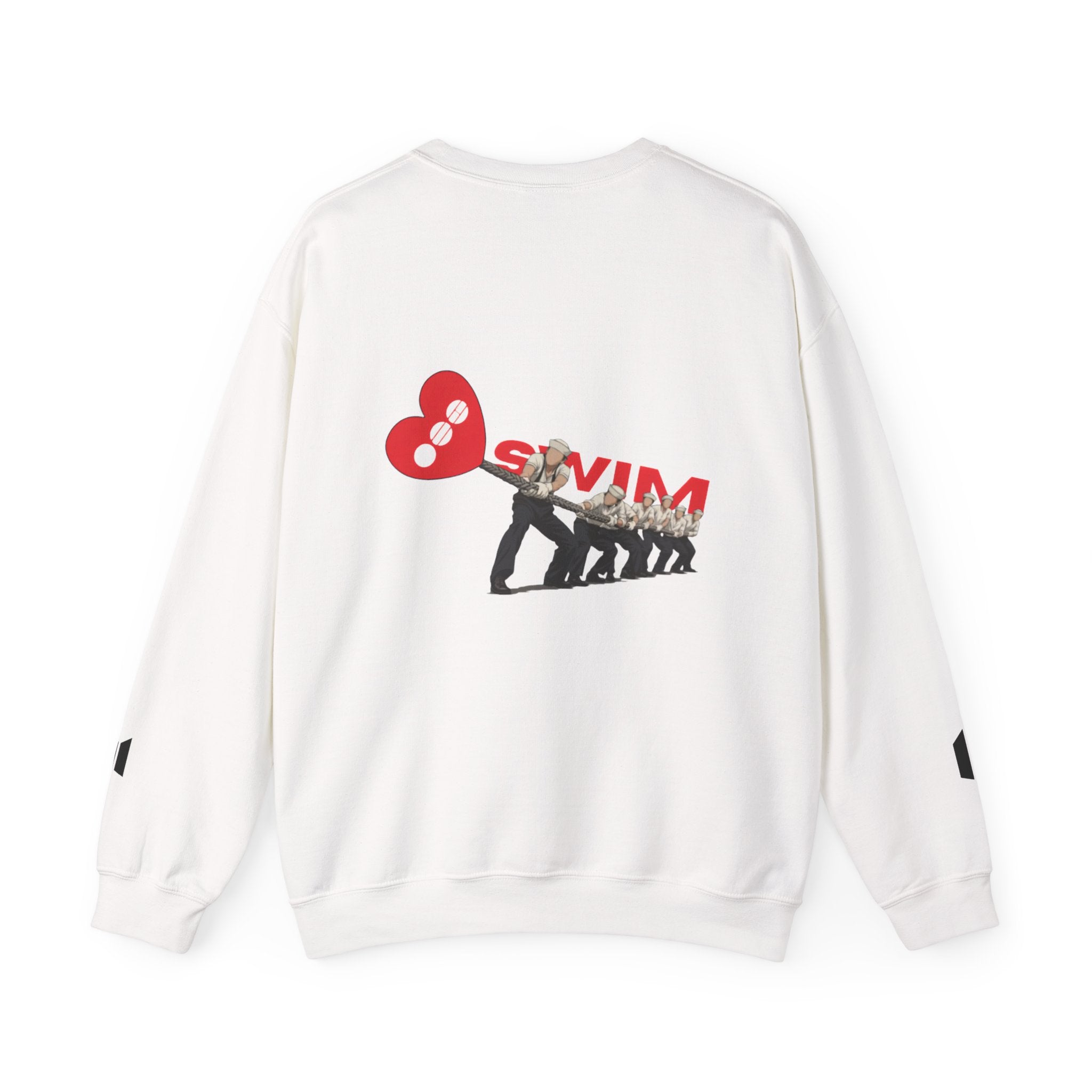 Arirang Sailboat Graphic Sweatshirt | BTS swim graphic in the back