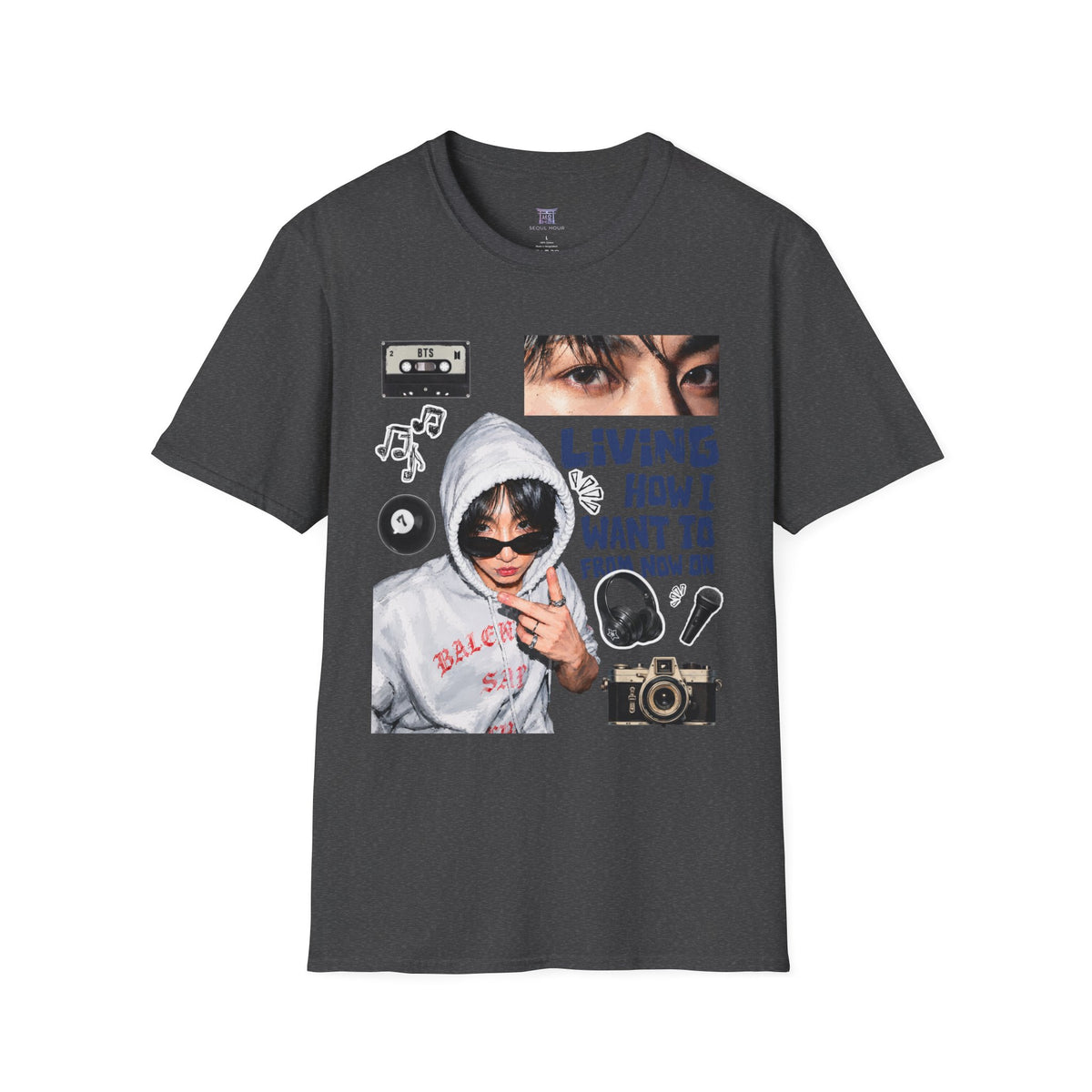 Jungkook bias T-shirt— Retro Photo Collage Tee