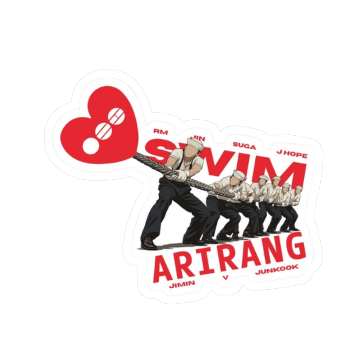 BTS ARIRANG Swim sailor Sticker