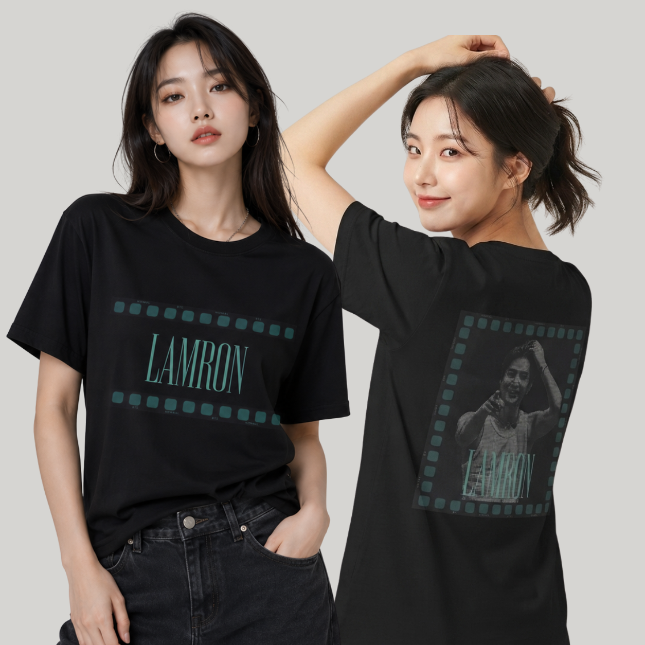 Filmstrip BTS Normal LAMRON T-Shirt | BTS merch Yoongi version