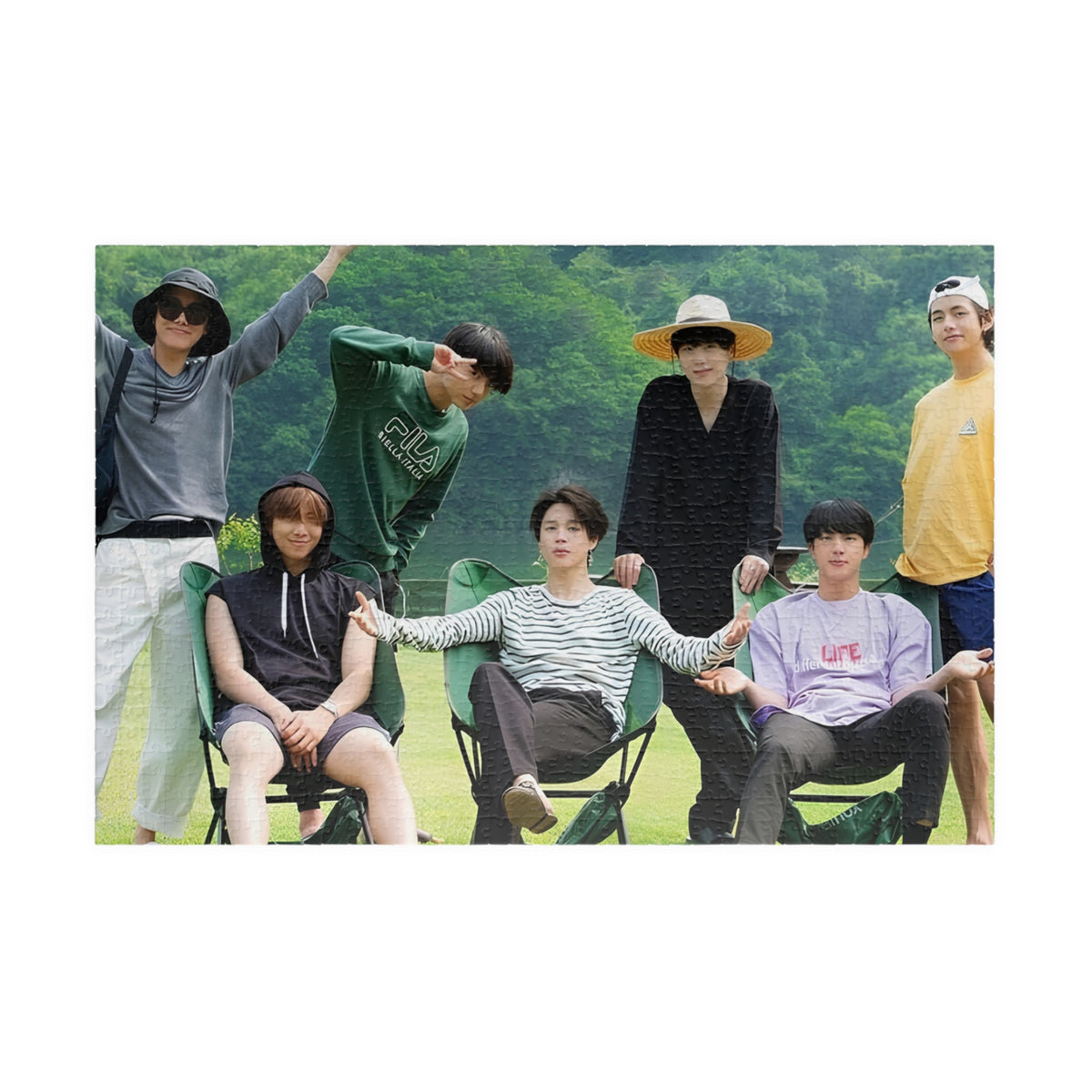 BTS Photo Memory Puzzle — in the soop Group Jigsaw (110/252/520/1014 pc)