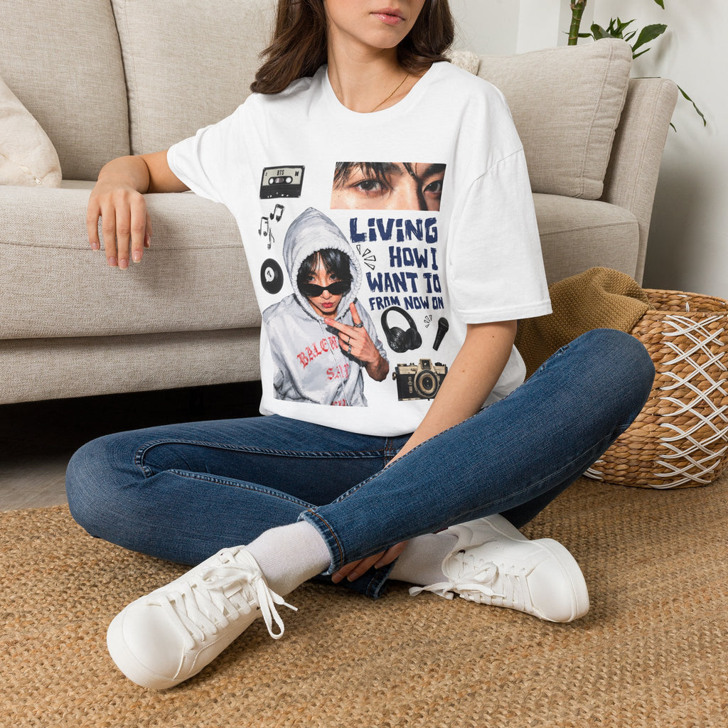Jungkook bias T-shirt— Retro Photo Collage Tee