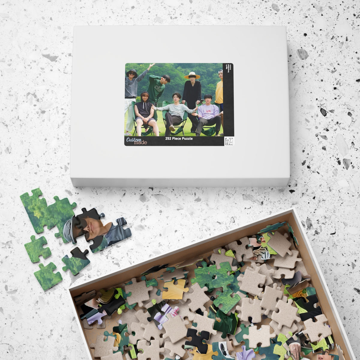 BTS Photo Memory Puzzle — in the soop Group Jigsaw (110/252/520/1014 pc)
