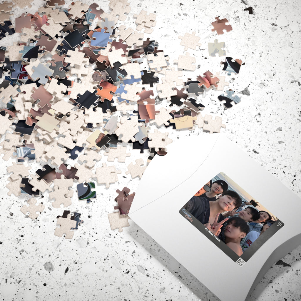 Photo Memory Puzzle — Beach Selfie Group Jigsaw (110/252/520/1014 pc)
