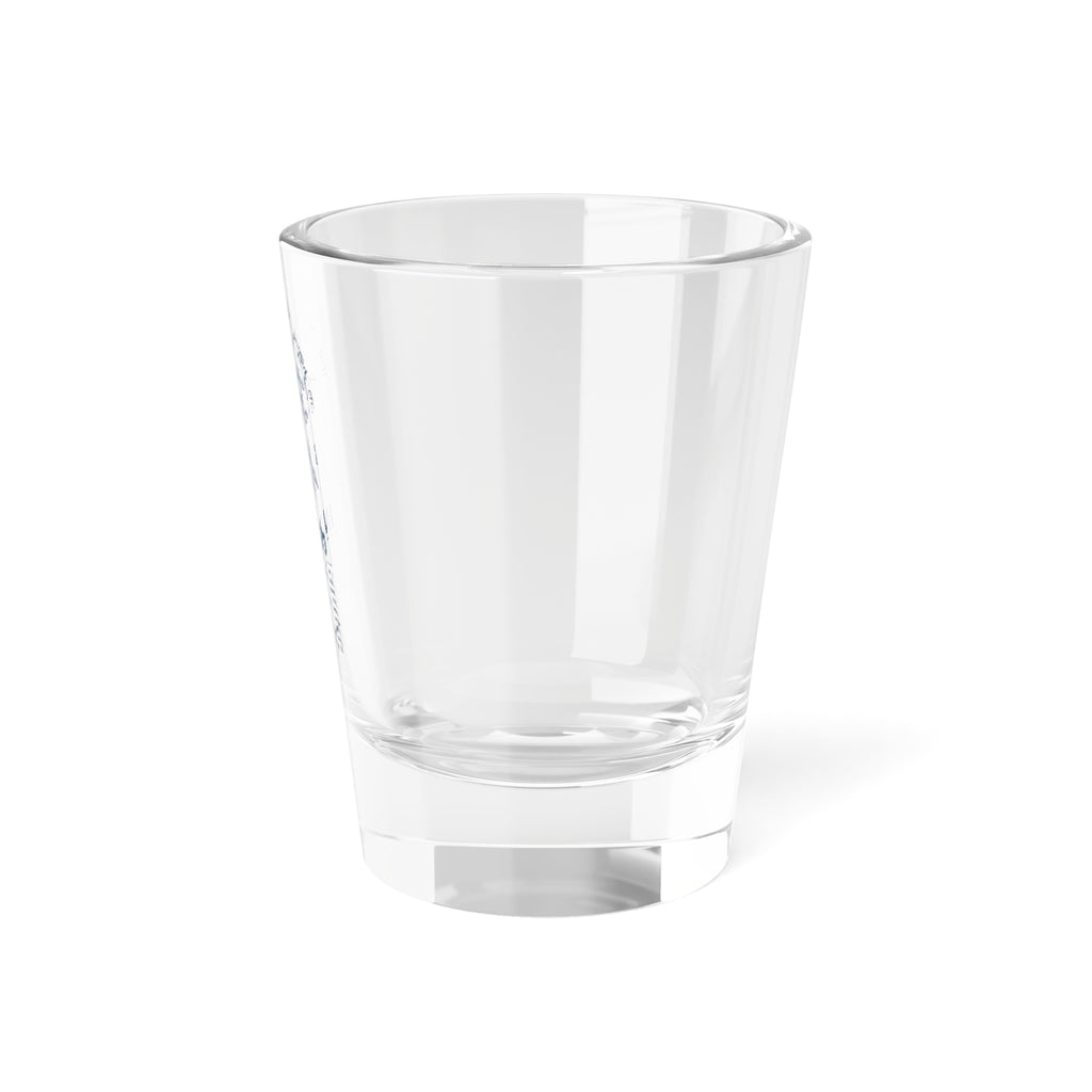 RM Indigo Stamp Shot Glass — 1.5 oz BTS