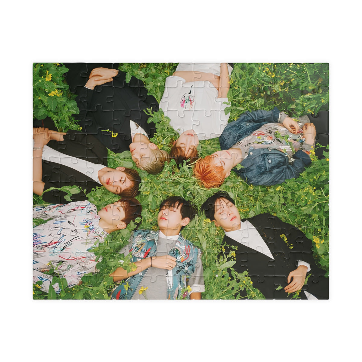 BTS Photo Memory Puzzle — RUN era Group Jigsaw (110/252/520/1014 pc)