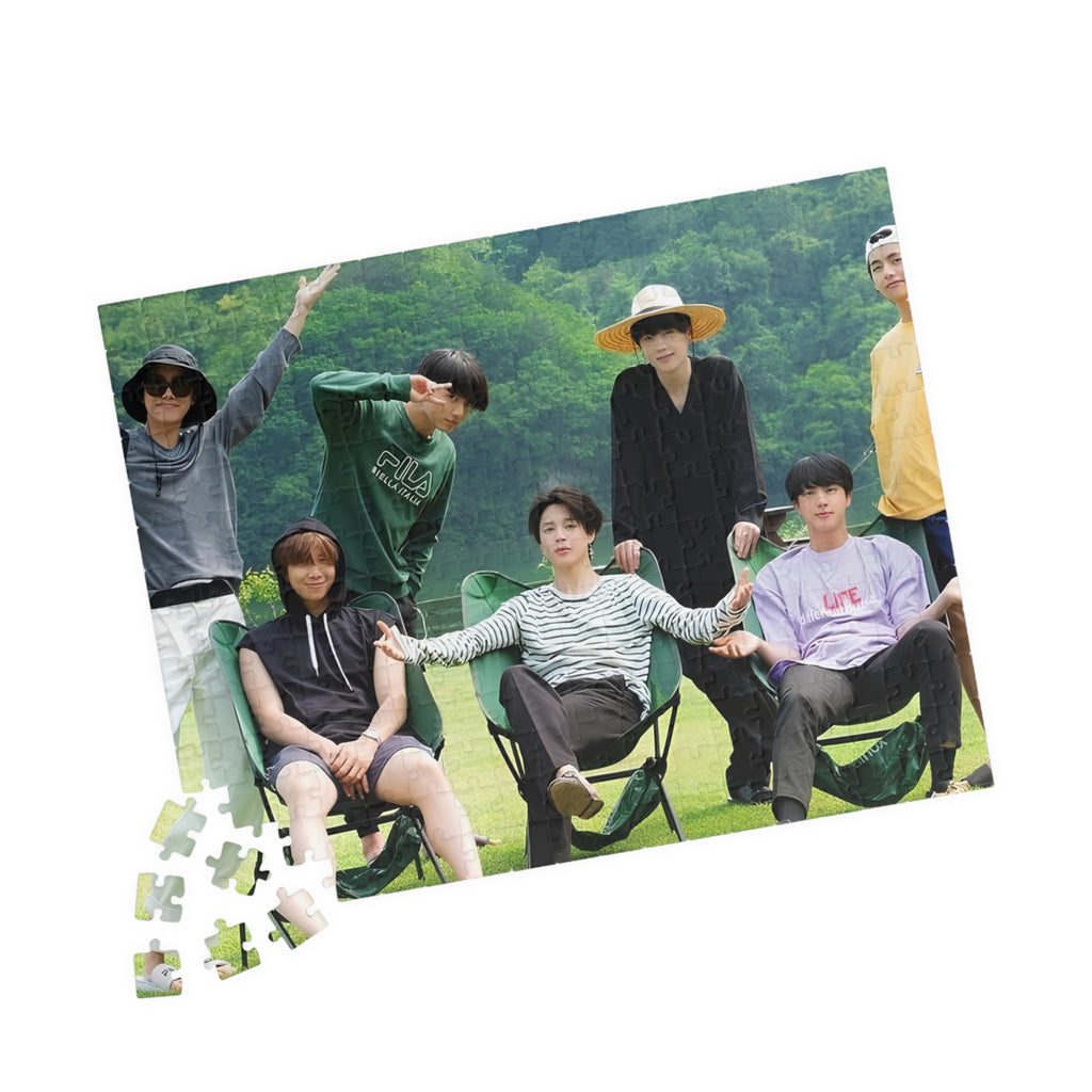 BTS Photo Memory Puzzle — in the soop Group Jigsaw (110/252/520/1014 pc)
