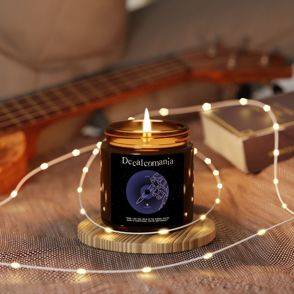 BTS Soy Candle — 'JUNGKOOK Decalcomania' Amber Jar Scented Candle