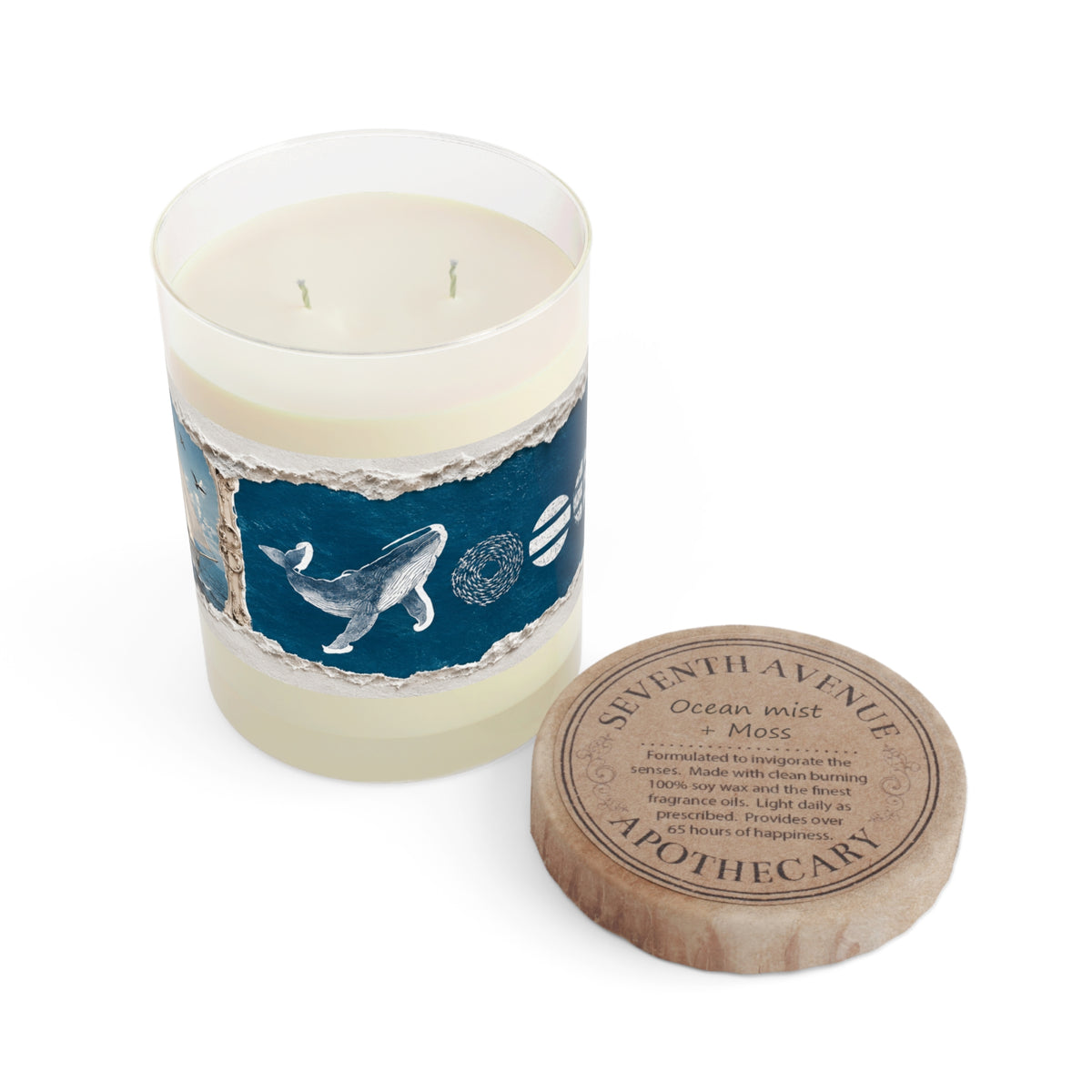 BTS SWIM Coastal Ocean Scented Candle — 11oz Glass Jar