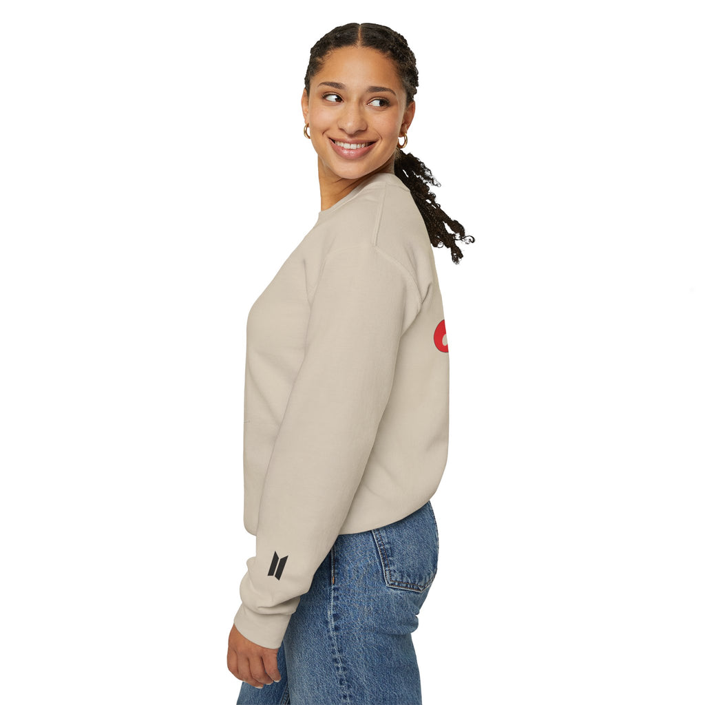 Arirang Sailboat Graphic Sweatshirt | BTS swim graphic in the back
