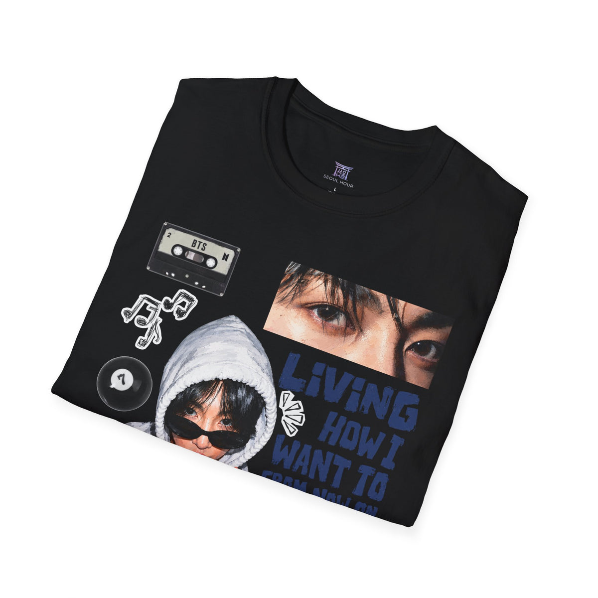 Jungkook bias T-shirt— Retro Photo Collage Tee
